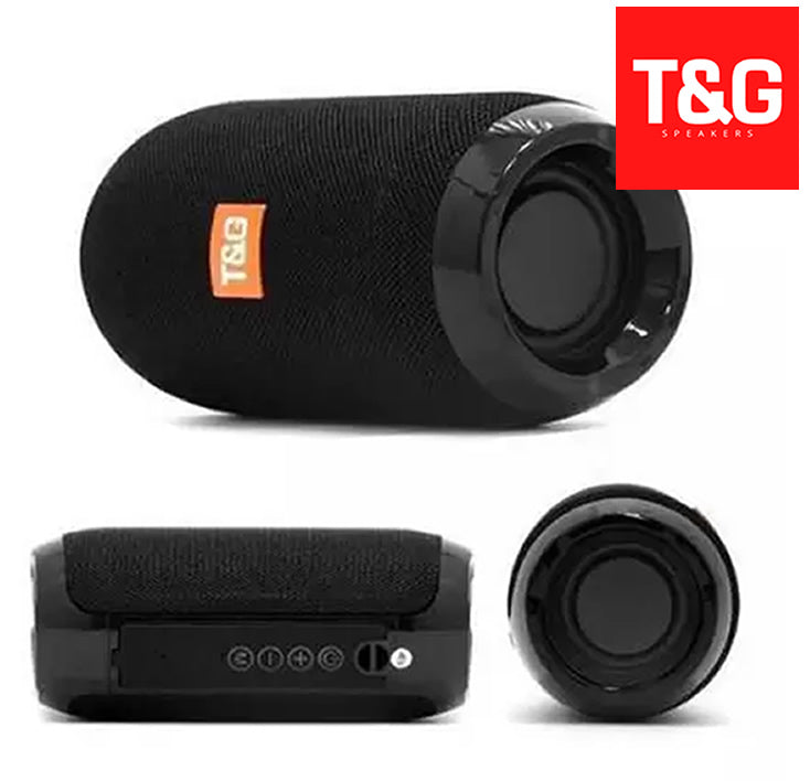 Caixa de Som T&G117 Subwoofer Wireless e Cartão TF Radio FM à prova d’água