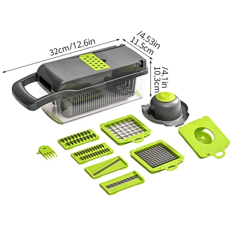 Multiprocessador Manual de Vegetais 12 em 1